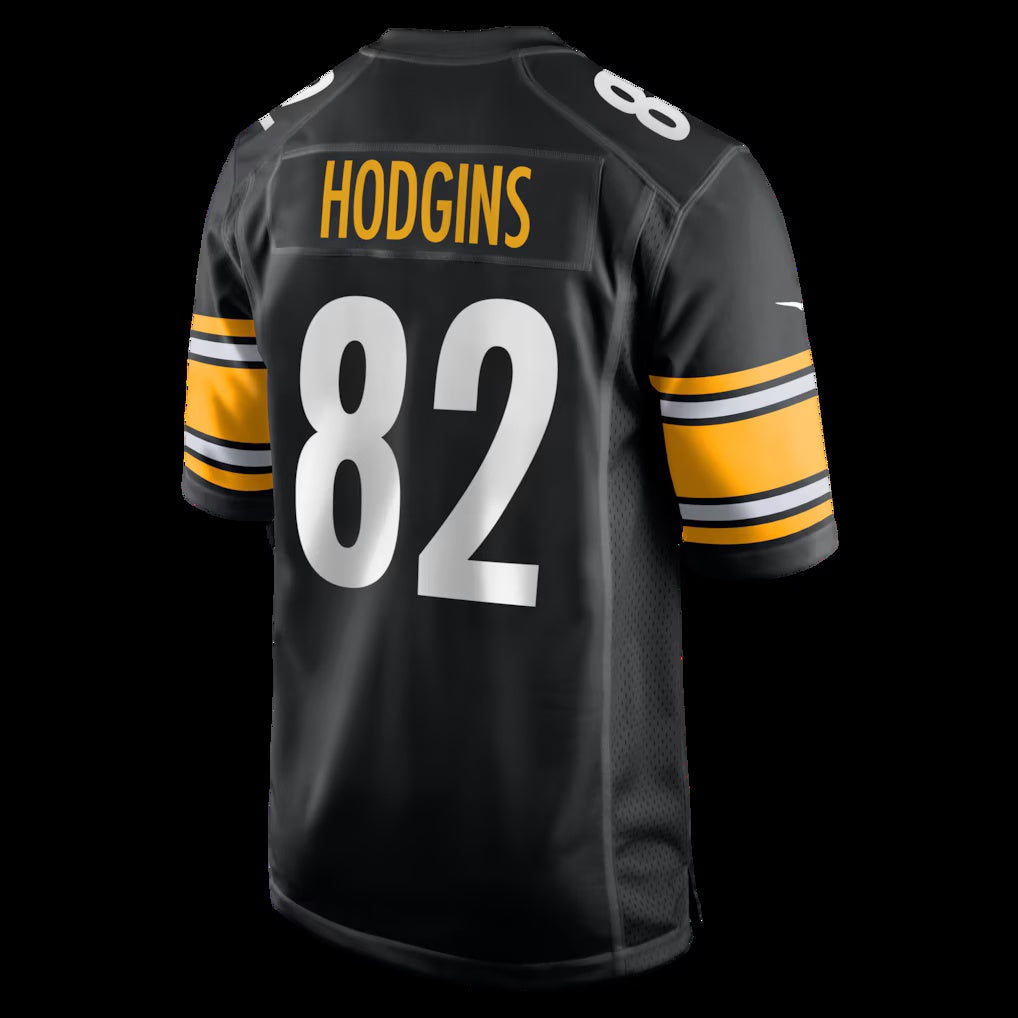 P.Steelers #82 Isaiah Hodgins Black Team Game Stitched American Football Jerseys