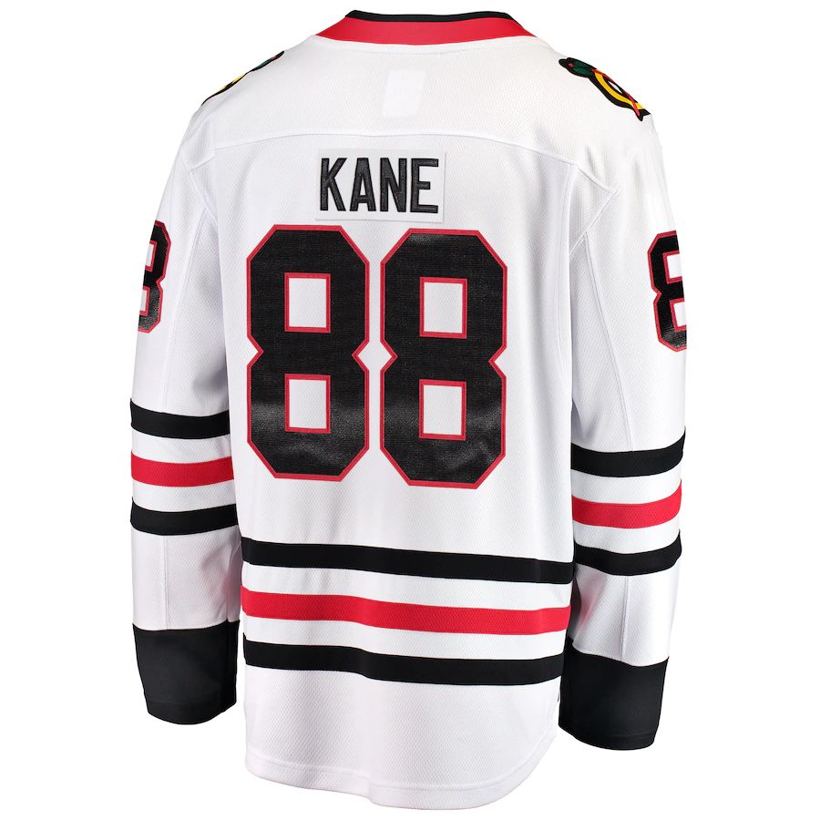 C.Blackhawks #88 Patrick Kane Fanatics Branded Breakaway Player Jersey White Stitched American Hockey Jerseys CROVYIE