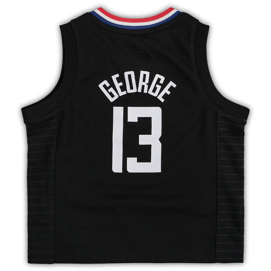 LA.Clippers #13 Paul George Jordan Brand Toddler 2020-21 Jersey  Statement Edition Black Stitched American Basketball Jersey