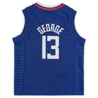 LA.Clippers #13 Paul George Preschool 2020-21 Fast Break Replica Jersey  Icon Edition Royal Stitched American Basketball Jersey