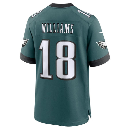 P.Eagles #18 Avery Williams Midnight Green Team Game American Football Jerseys