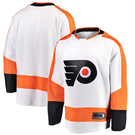 P.Flyers Fanatics Branded Breakaway Away Jersey White Stitched American Hockey Jerseys CROVYIE