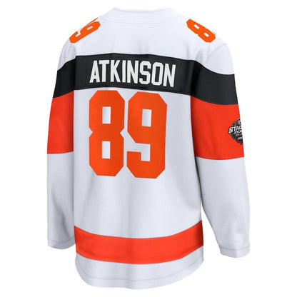 P.Flyers #89 Cam Atkinson Fanatics 2024 Stadium Series Breakaway Player Jersey ¨C White Stitched American Hockey Jerseys CROVYIE