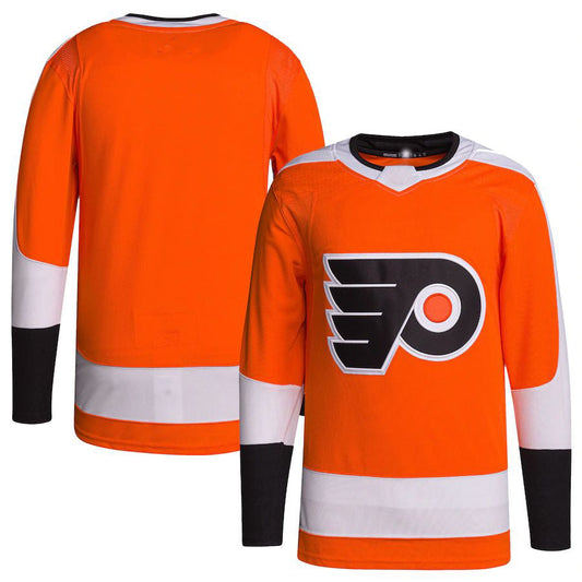 P.Flyers Home Primegreen Authentic Pro Blank Jersey Orange Stitched American Hockey Jerseys CROVYIE