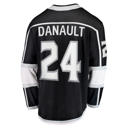 LA.Kings #24 Phillip Danault Fanatics Branded Home Breakaway Player Jersey  Black Stitched American Hockey Jerseys CROVYIE
