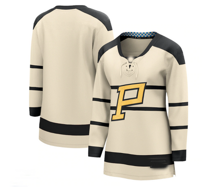 P.Penguins Fanatics Branded 2023 Winter Classic Blank Jersey - Cream Stitched American Hockey Jerseys CROVYIE