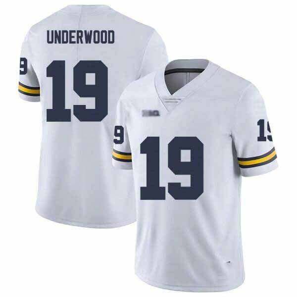 M.Wolverines #19 Bryce Underwood White Stitched American College Jerseys