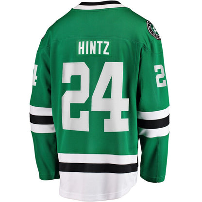 D.Stars #24 Roope Hintz Fanatics Branded Home Breakaway Player Jersey  Kelly Green Stitched American Hockey Jerseys CROVYIE
