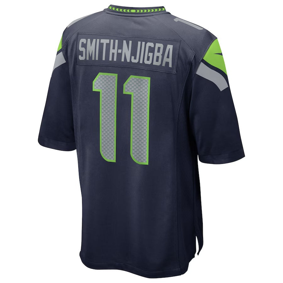 S.Seahawks #11 Jaxon Smith-Njigba College Navy Team 50th Season Game Stitched American Football Jerseys