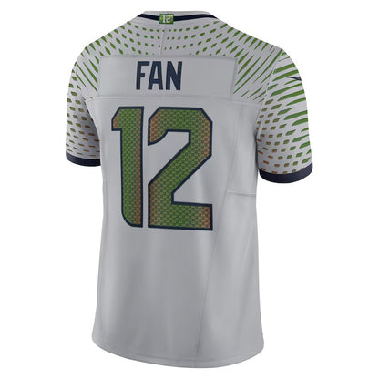 S.Seahawks #12s 2025 Rivalries Collection Limited Jersey-FAM - Wolf Gray Stitched American Football Jersey-FAM