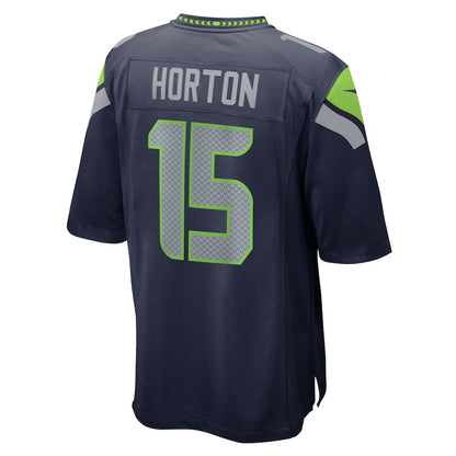 S.Seahawks #15 Tory Horton College Navy Team Game Stitched American Football Jerseys