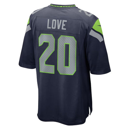 S.Seahawks #20 Julian Love College Navy Game Stitched American Football Jerseys