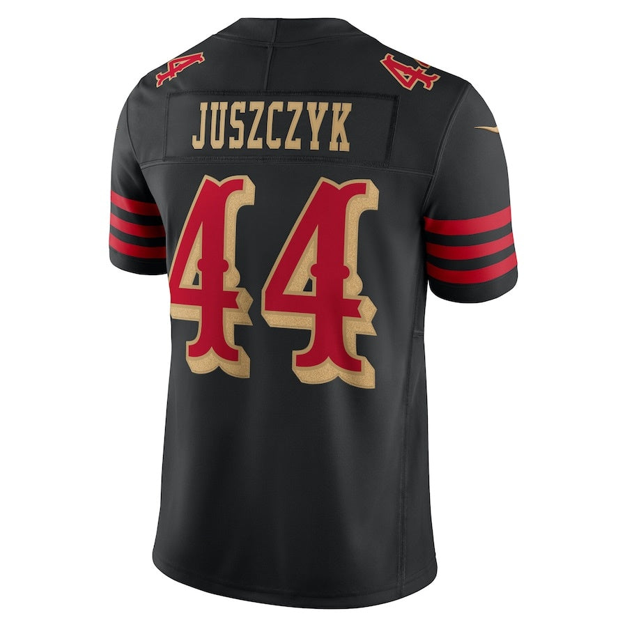 SF.49ers #44 Kyle Juszczyk 2025 Rivalries Collection Limited Jersey-FAM - Black Stitched American Football Jersey-FAM
