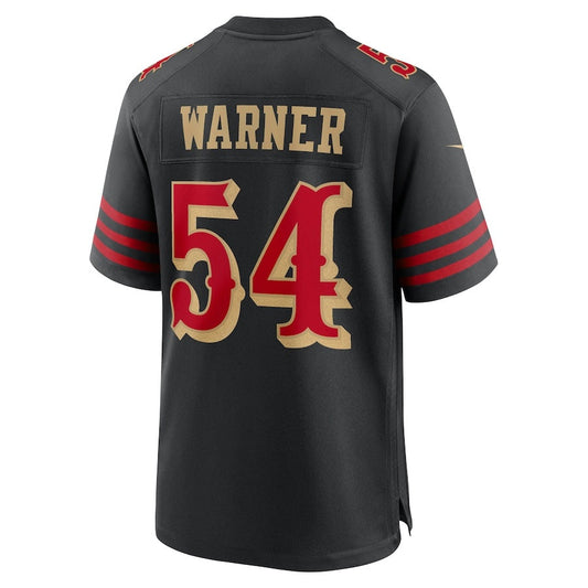 SF.49ers #54 Fred Warner 2025 Rivalries Collection Game Jersey-FAM - Black Stitched American Football Jersey-FAM