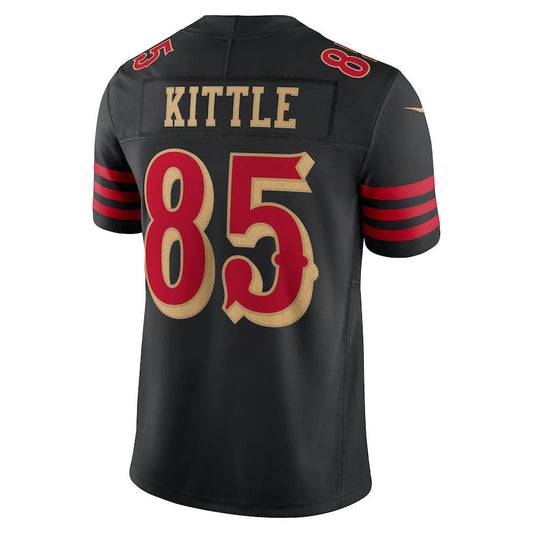SF.49ers #85 George Kittle 2025 Rivalries Collection Limited Jersey-FAM - Black Stitched American Football Jersey-FAM