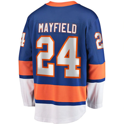 NY.Islanders #24 Scott Mayfield Fanatics Branded Breakaway Jersey Royal Stitched American Hockey Jerseys CROVYIE
