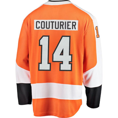 P.Flyers #14 Sean Couturier Fanatics Branded Breakaway Jersey Orange Stitched American Hockey Jerseys CROVYIE