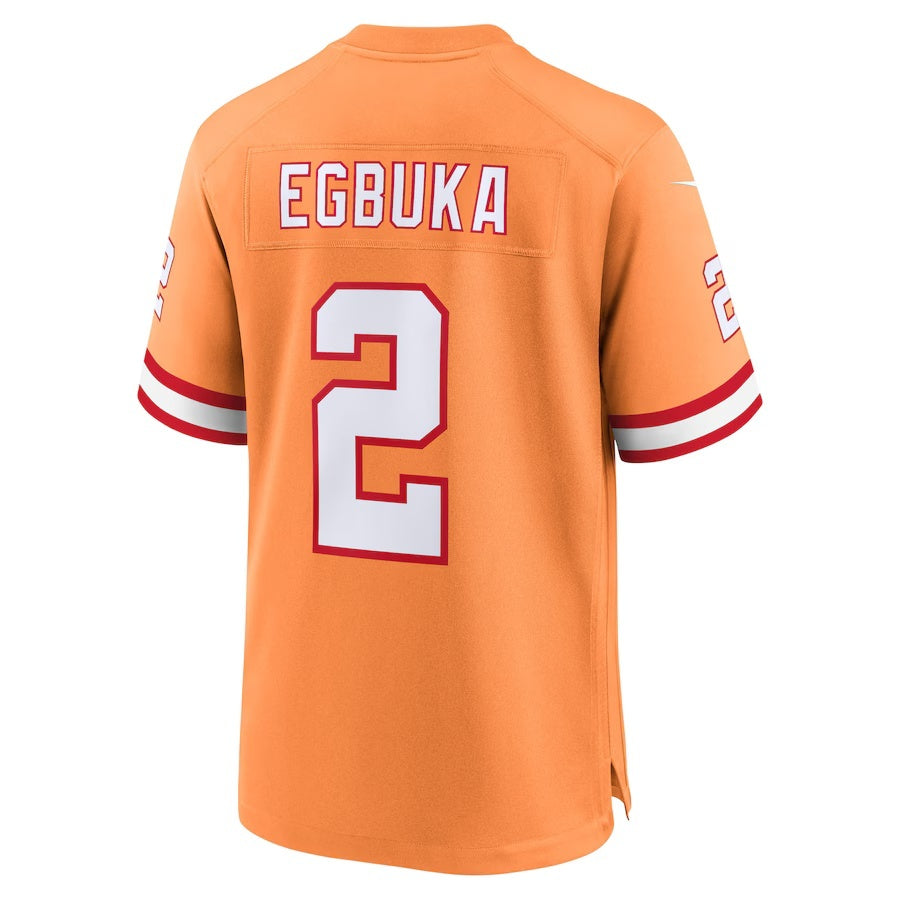 TB.Buccaneers #2 Emeka Egbuka Creamsicle Alternate 2 Game American Football Jerseys