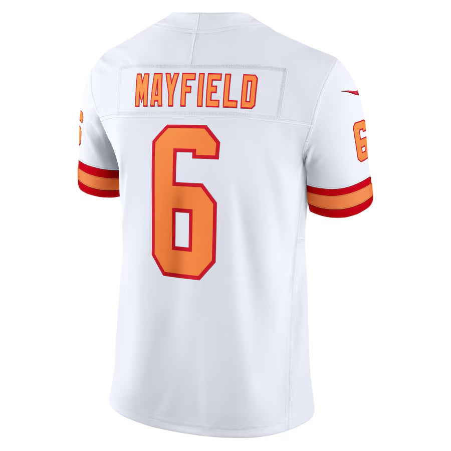 TB.Buccaneers #6 Baker Mayfield '76 White Vapor F.U.S.E. Player Limited Stitched American Football Jerseys