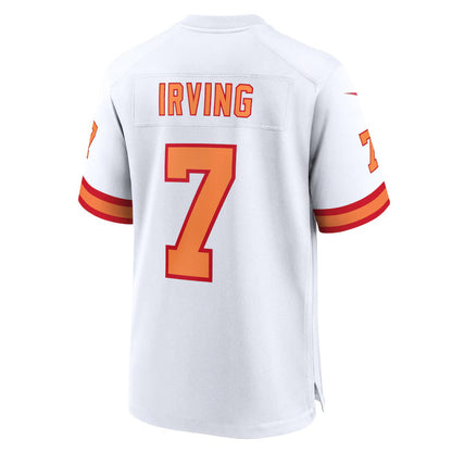 TB.Buccaneers #7 Bucky Irving '76 White 50th Season Game Stitched American Football Jerseys