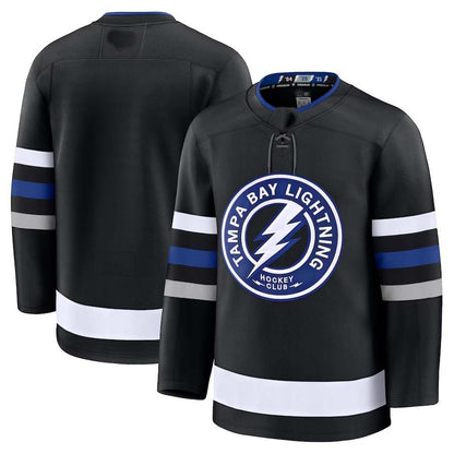 TB.Lightning Fanatics Alternate Premium Jersey - Black Stitched American Hockey Jerseys CROVYIE