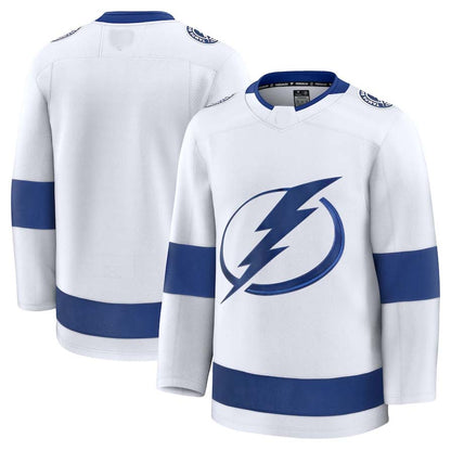TB.Lightning Fanatics Away Premium Jersey - White Stitched American Hockey Jerseys CROVYIE