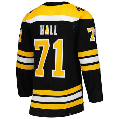 B.Bruins #71 Taylor Hall Primegreen Authentic Pro Home Player Jersey  Black Stitched American Hockey Jerseys CROVYIE