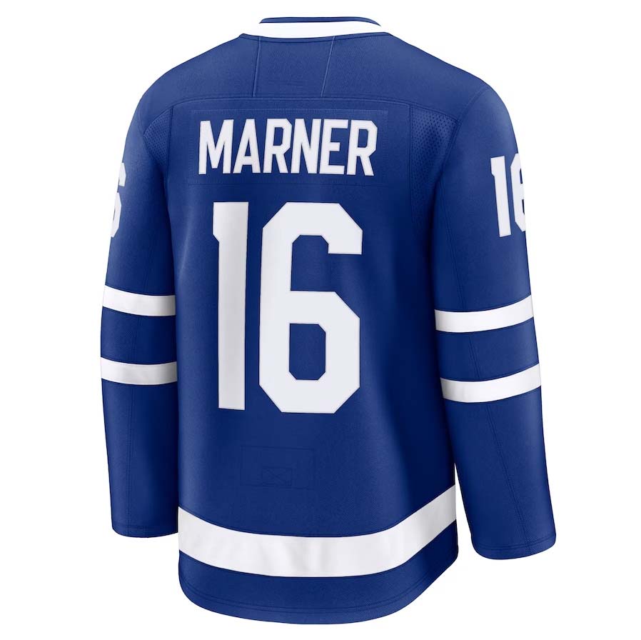 T.Maple Leafs #16 Mitch Marner Fanatics Home Premium Jersey - Blue Stitched American Hockey Jerseys CROVYIE