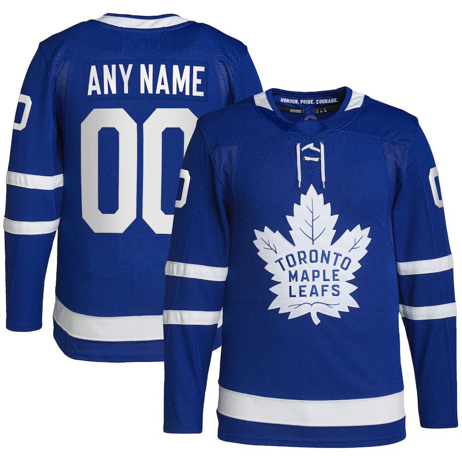 Custom T.Maple Leafs Home Primegreen Authentic Pro Blue Stitched American Hockey Jerseys CROVYIE