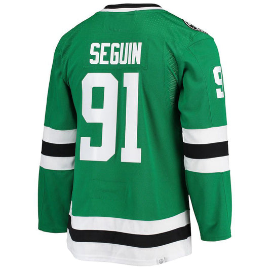 D.Stars #91 Tyler Seguin Home Primegreen Authentic Pro Player Jersey Kelly Green Stitched American Hockey Jerseys CROVYIE