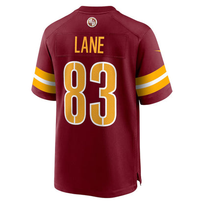 W.Commanders #83 Jaylin Lane Burgundy Team Game Stitched American Football Jerseys