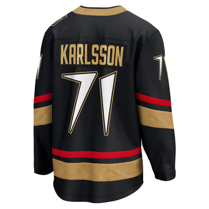 V.Golden Knights #71 William Karlsson Fanatics Branded Special Edition 2.0 Breakaway Player Jersey Black Hockey Jerseys CROVYIE
