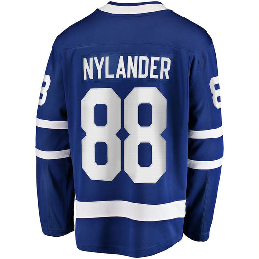 T.Maple Leafs #88 William Nylander Fanatics Branded Home Breakaway Player Jersey Blue Stitched American Hockey Jerseys CROVYIE
