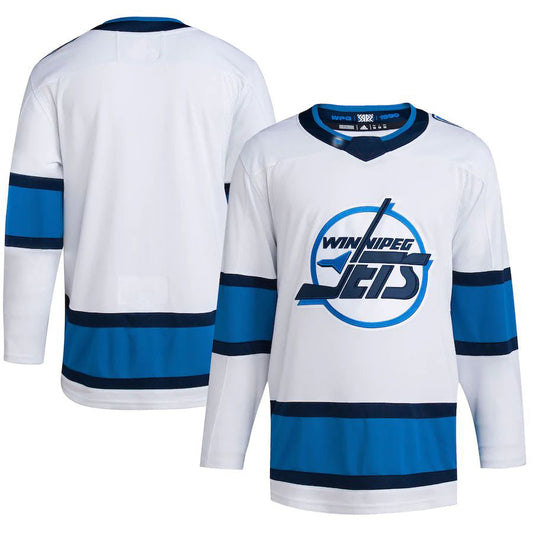 W.Jets Reverse Retro 2.0 Authentic Blank Jersey White Stitched American Hockey Jerseys CROVYIE