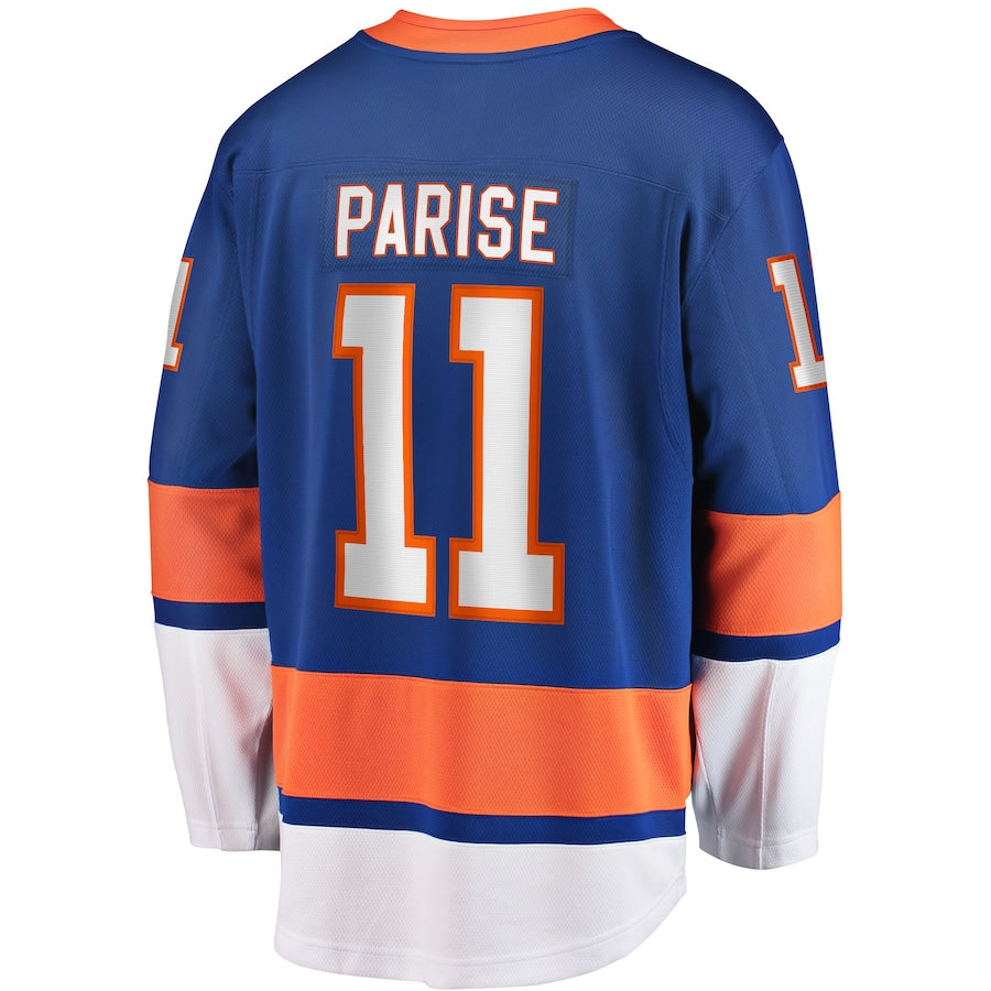NY.Islanders #11 Zach Parise Fanatics Branded Home Breakaway Player Jersey Royal Stitched American Hockey Jerseys CROVYIE