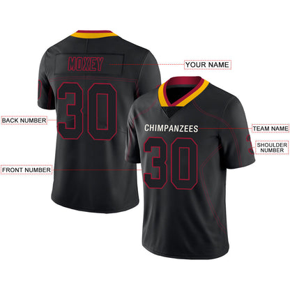 Custom A.Cardinal Men American Black Fashion Stitched Football Jerseys