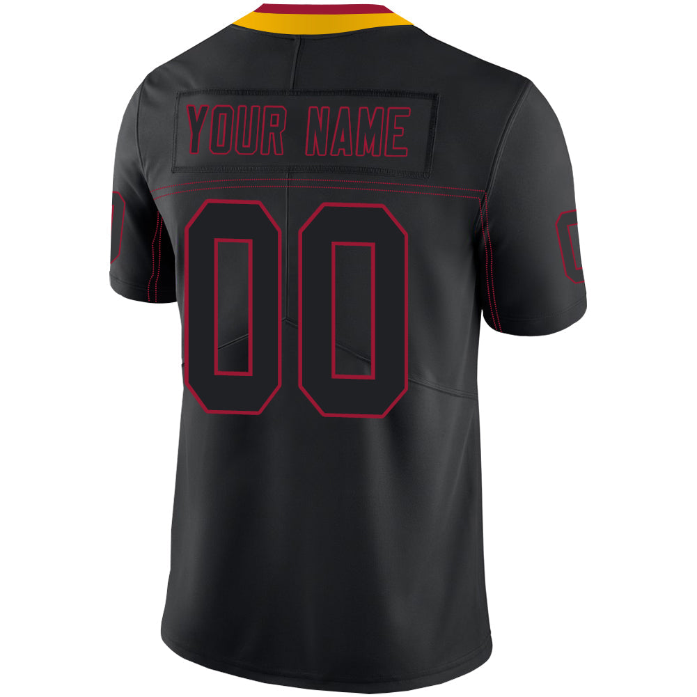 Custom A.Cardinal Men American Black Fashion Stitched Football Jerseys