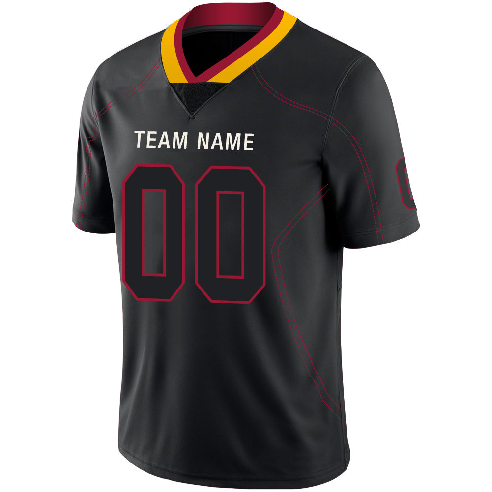 Custom A.Cardinal Men American Black Fashion Stitched Football Jerseys
