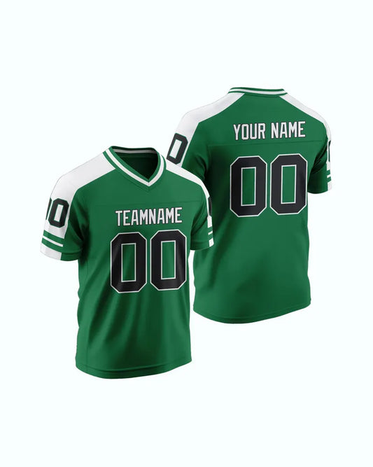 Custom American Football Jersey Personalized Name and Number Heat Press or Stitched Breathable Mesh Top for Team Game Sports or Workwear