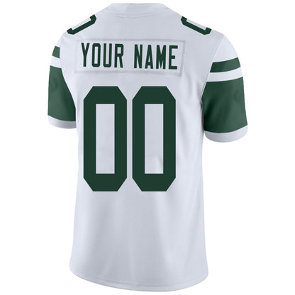 Custom NY.Jets Stitched American Football Jerseys Personalize Birthday Gifts White Jersey