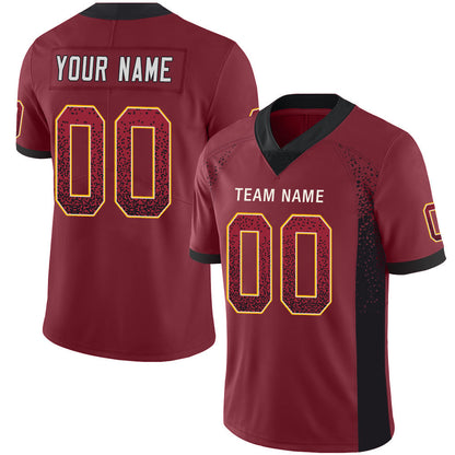 Custom W.Football Team Stitched American Football Jerseys Personalize Birthday Gifts Red Jersey